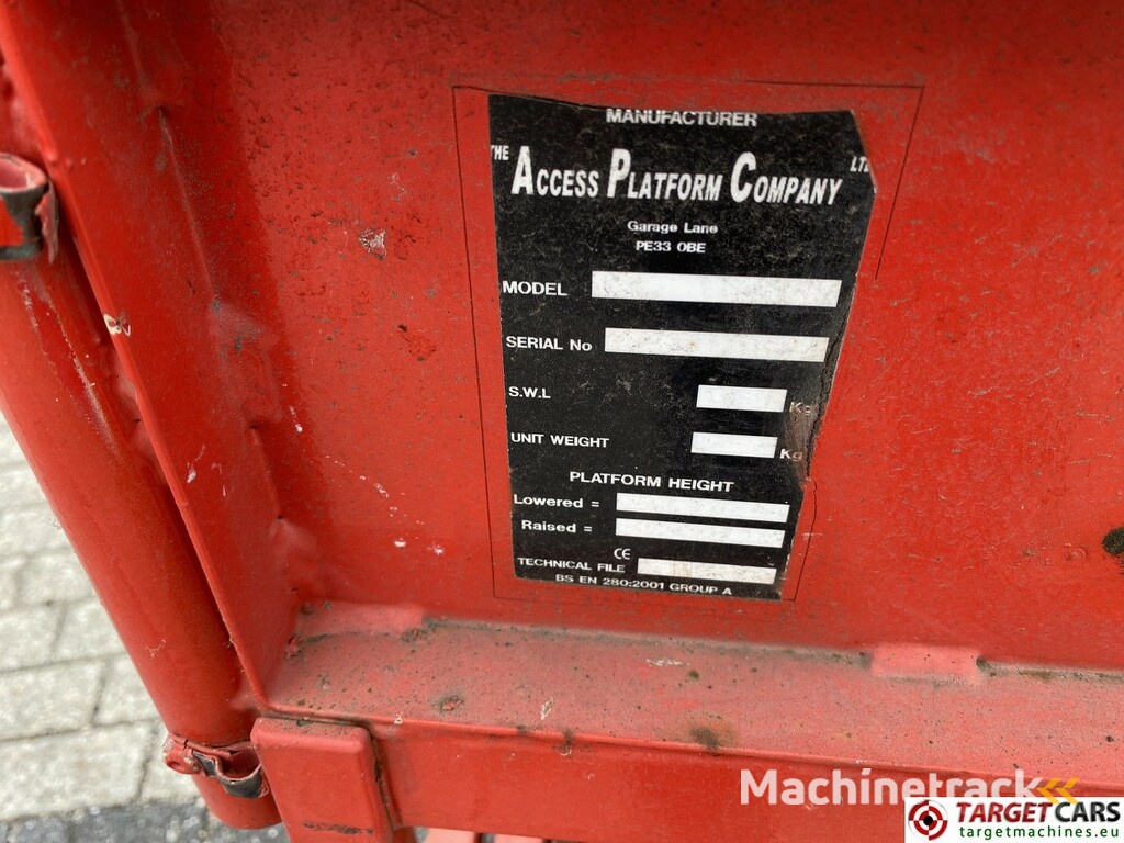 Power Scissor PS600 Manual Scissor Lift 600cm Defect