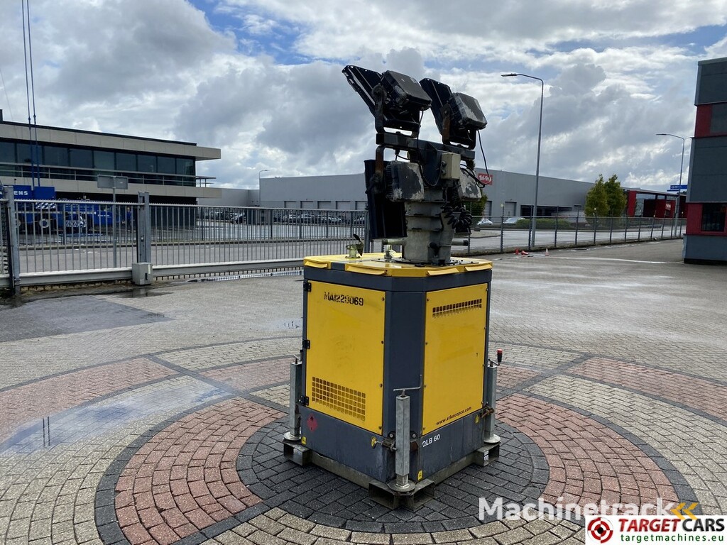 Atlas Copco QLB60 Tower Light 4x350W Led w/generator