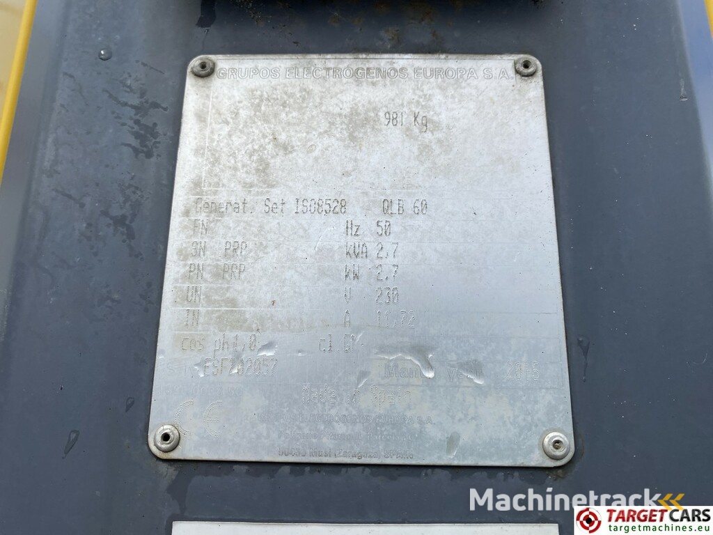 Atlas Copco QLB60 Tower Light 4x350W Led w/generator