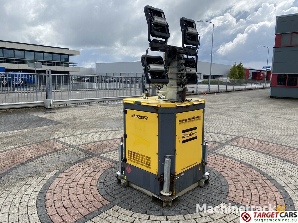 Atlas Copco QLB60 Tower Light 4x350W Led w/generator