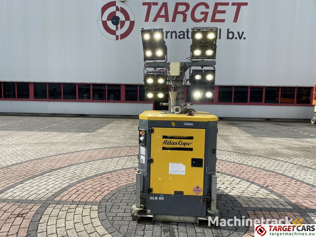 Atlas Copco QLB60 Tower Light 4x350W Led w/generator