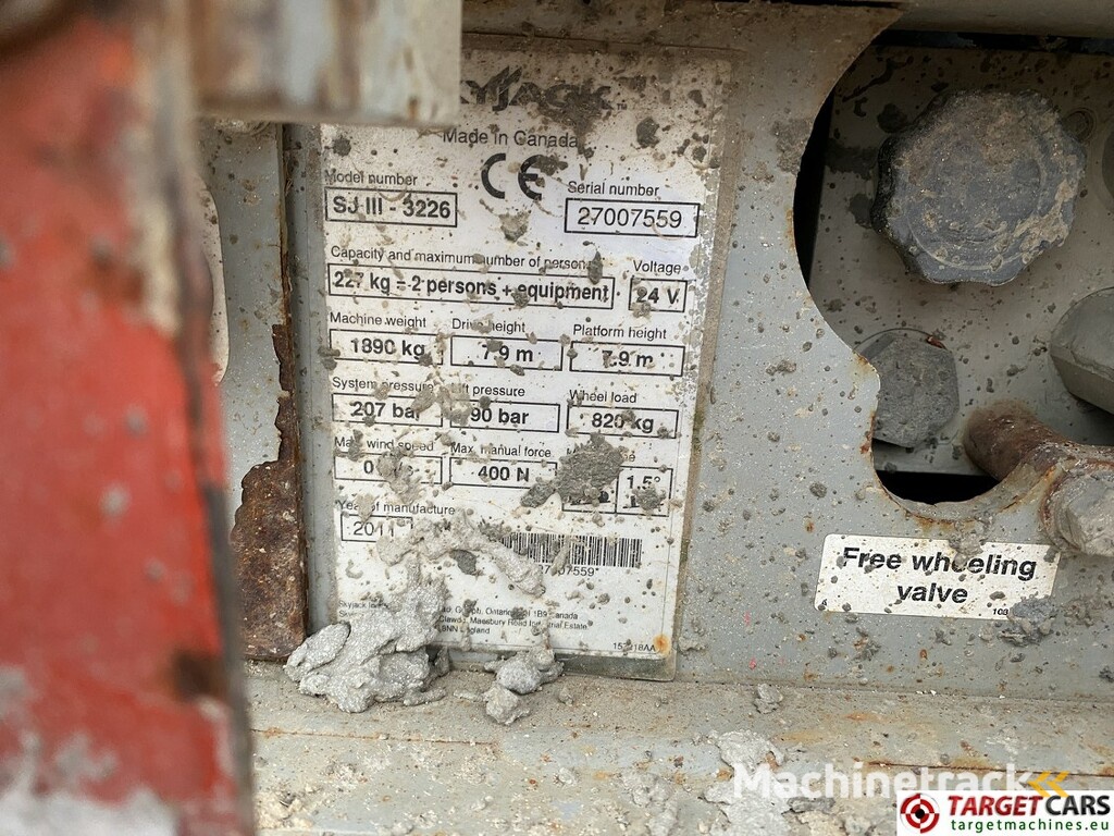 Skyjack SJIII-3226 Electric Scissor Work Lift 990cm