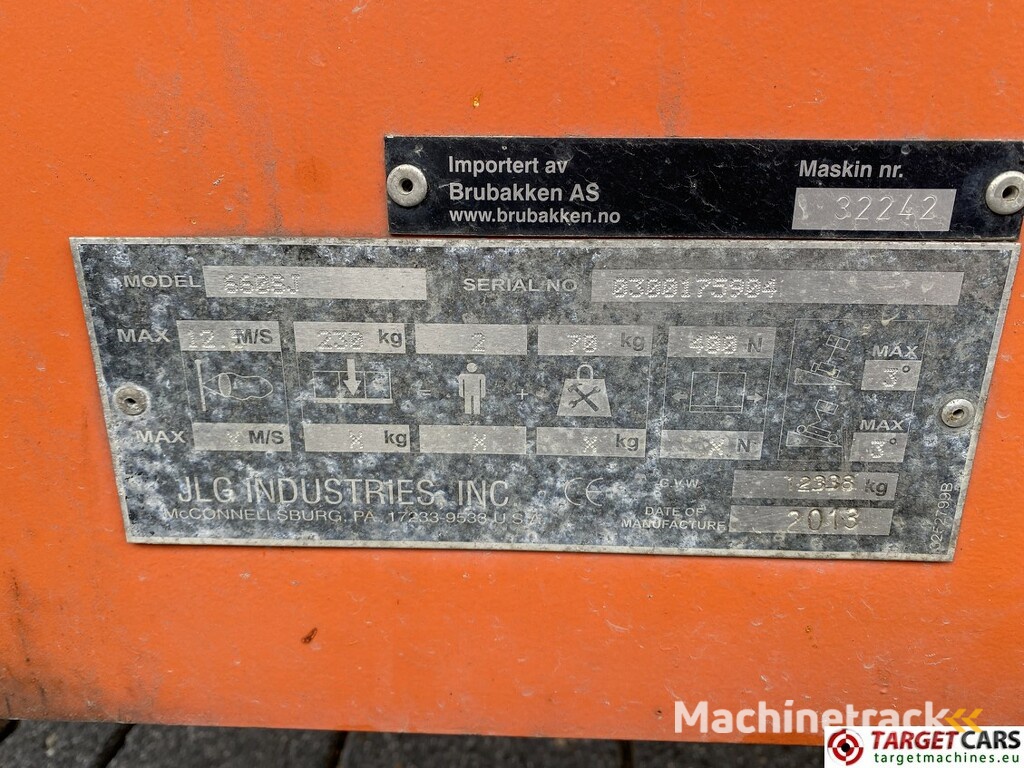 JLG 660SJ Telescopic 4x4 Diesel Boom Work Lift 2232cm