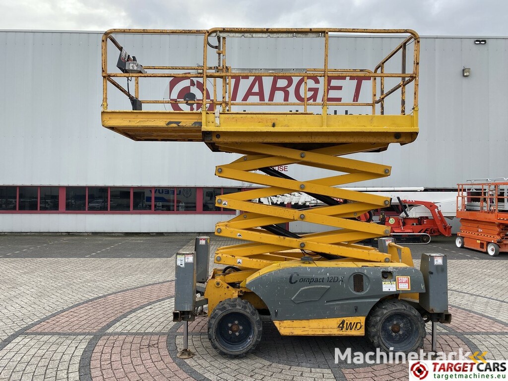 Haulotte Compact 12DX Diesel 4x4 Scissor Work Lift 1206cm