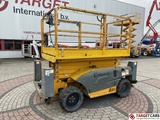 Minituur van Haulotte Compact 12DX Diesel 4x4 Scissor Work Lift 1206cm