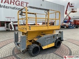 Minituur van Haulotte Compact 12DX Diesel 4x4 Scissor Work Lift 1206cm