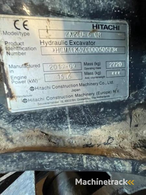 Hitachi ZX26U-6