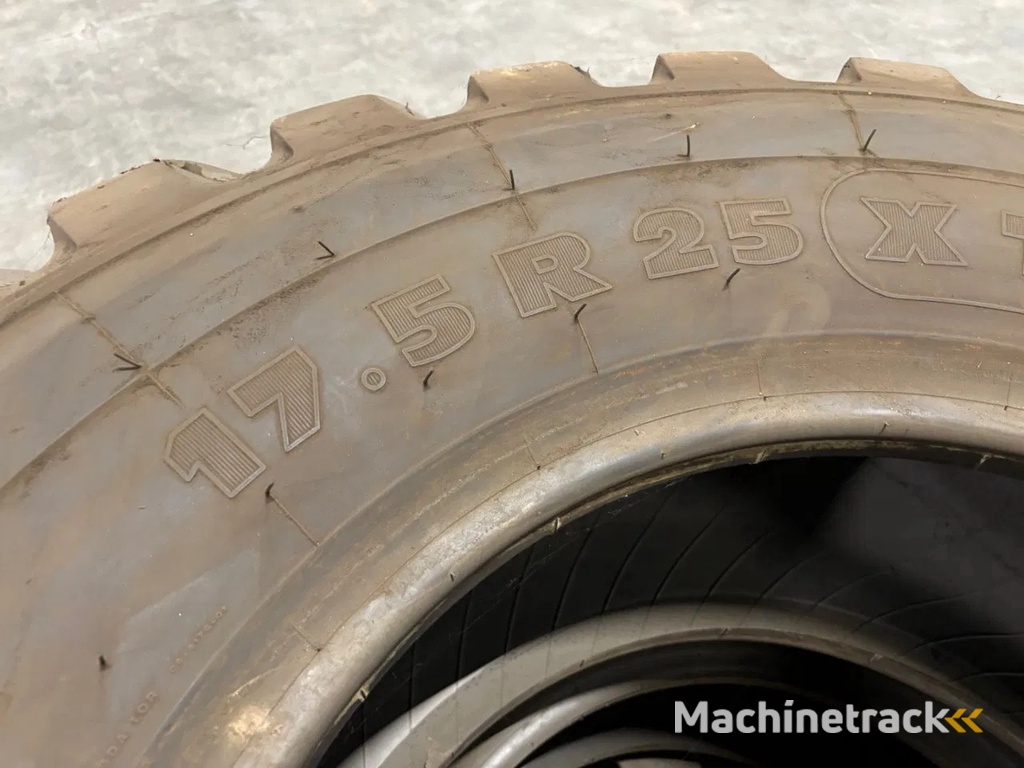 Michelin 17.5R25 XTL A  Sold as set (2 pieces)