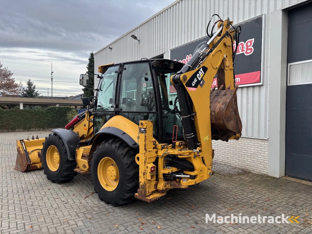 Caterpillar 434E 4x4x4 backhoe loader, A/C, Extendahoe, 3 in 1 bucket !!