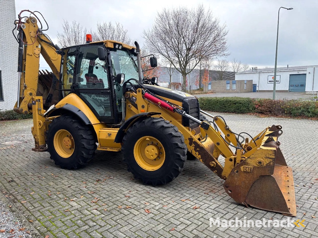 Caterpillar 434E 4x4x4 backhoe loader, A/C, Extendahoe, 3 in 1 bucket !!