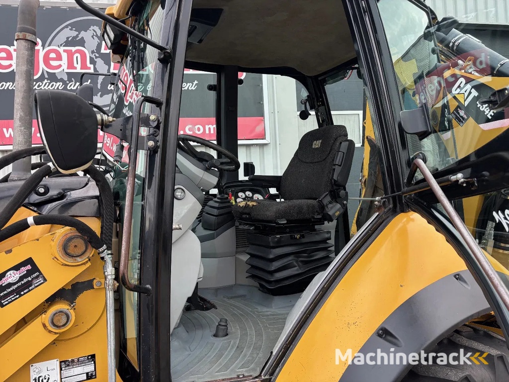 Caterpillar 434E 4x4x4 backhoe loader, A/C, Extendahoe, 3 in 1 bucket !!