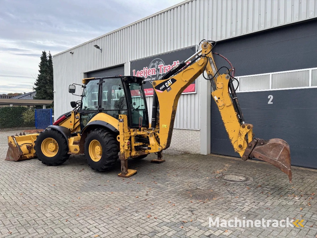 Caterpillar 434E 4x4x4 backhoe loader, A/C, Extendahoe, 3 in 1 bucket !!