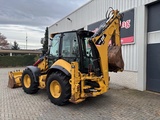 Minituur van Caterpillar 434E 4x4x4 backhoe loader, A/C, Extendahoe, 3 in 1 bucket !!