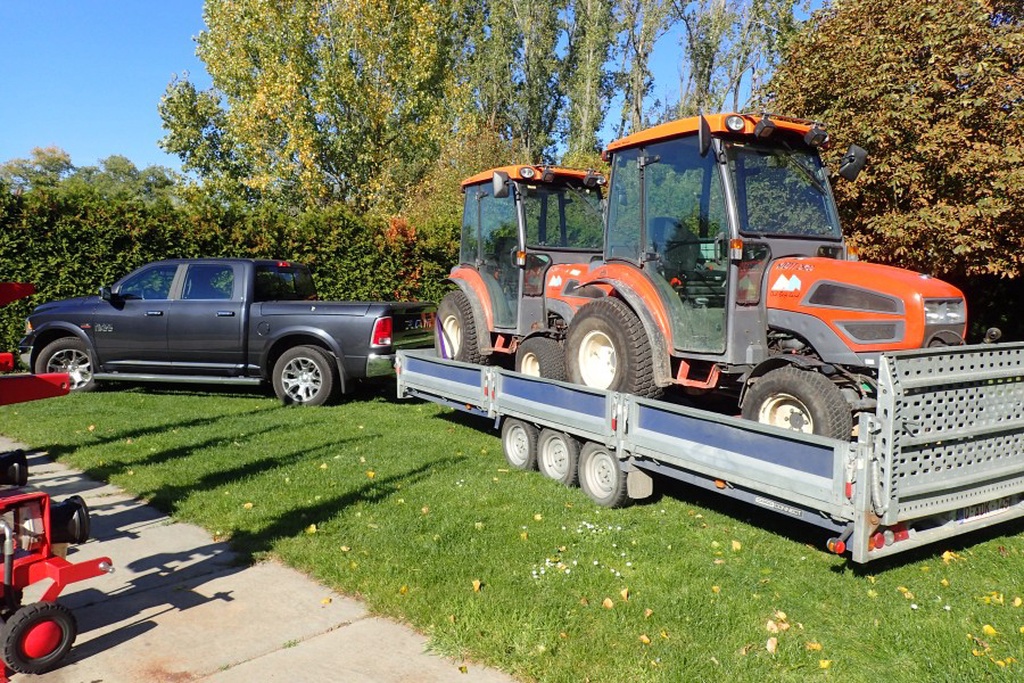 Same en kioti ck 30 Same Solaris 35 ideaal voor winter diensten