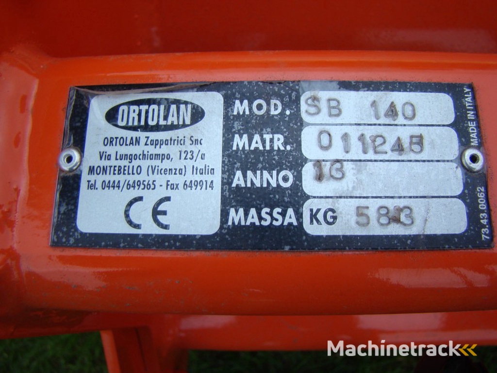 ORTOLAN  Overtop frezen  ook met zaai combinati