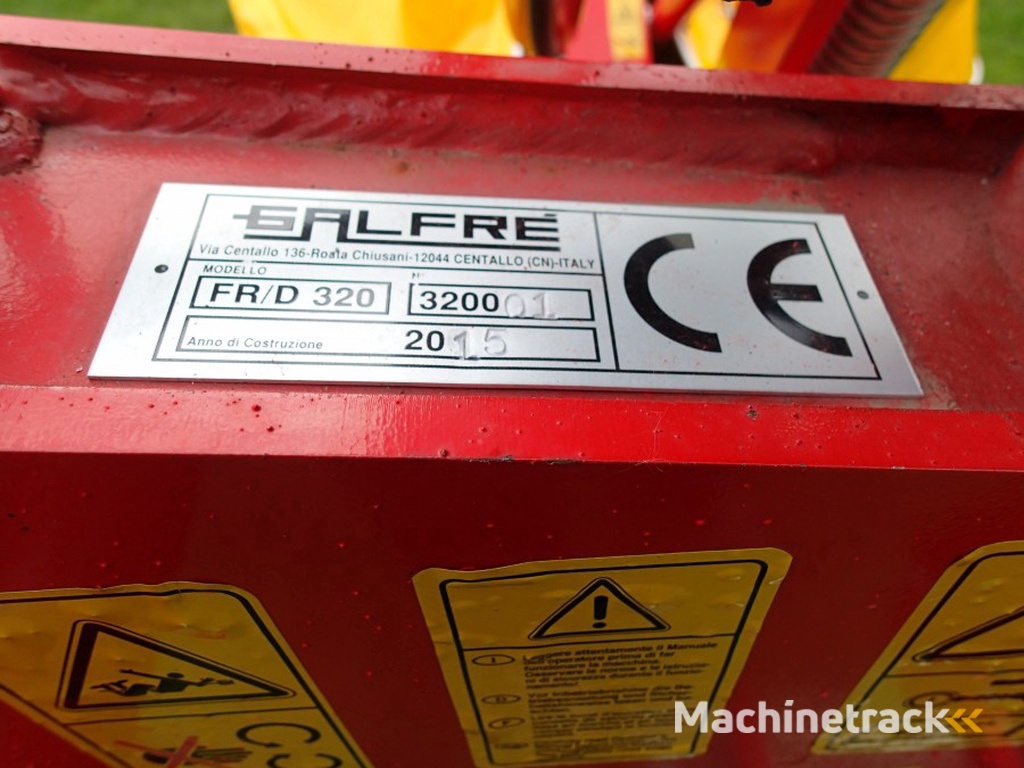 GALFRE Stock machine 320  FR/D en PER/D 165-210-245-285 en 320 cm 