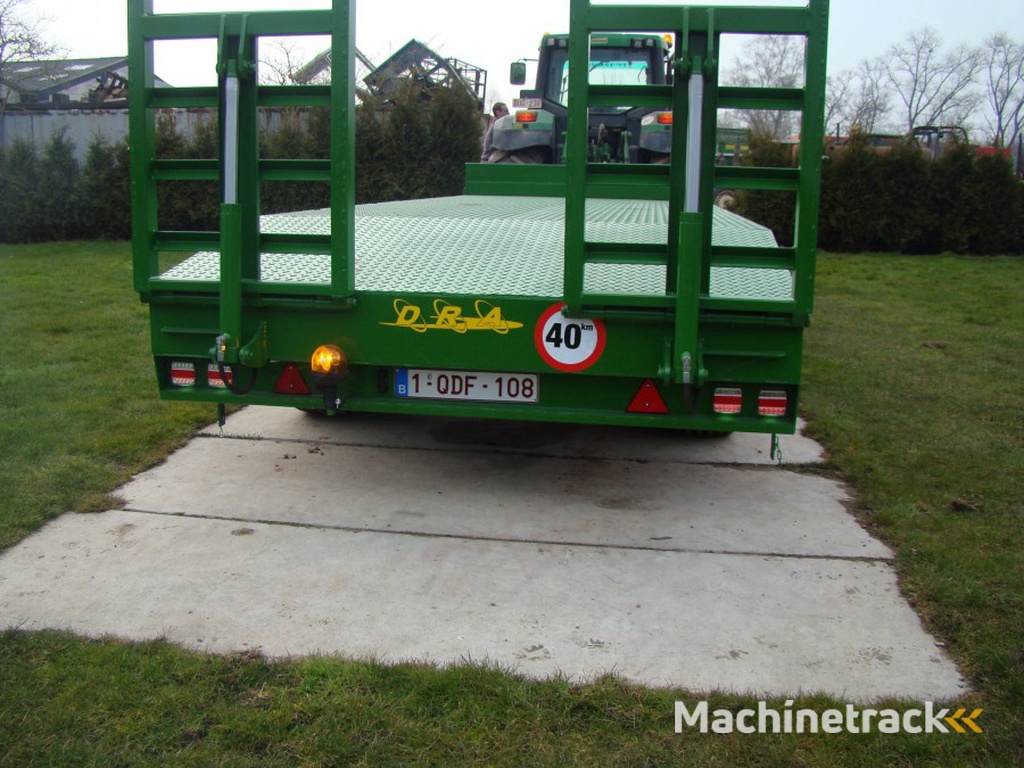 DRA  Diepladder -machine transporter  12 tot 14 ton