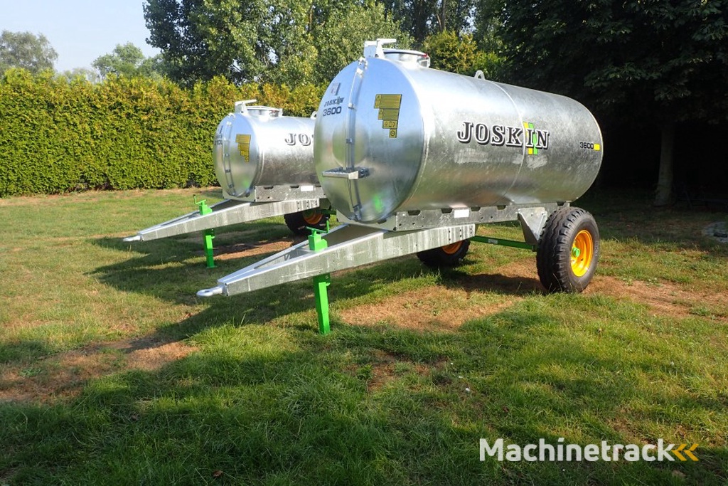 Joskin  Water ton 2100 en 3600 Liter