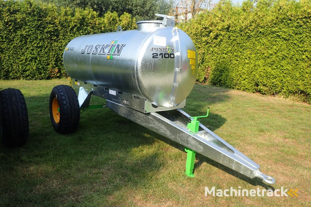Joskin  Water ton 2100 en 3600 Liter