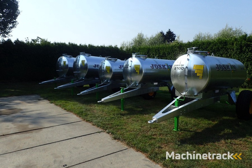 Joskin  Water ton 2100 en 3600 Liter