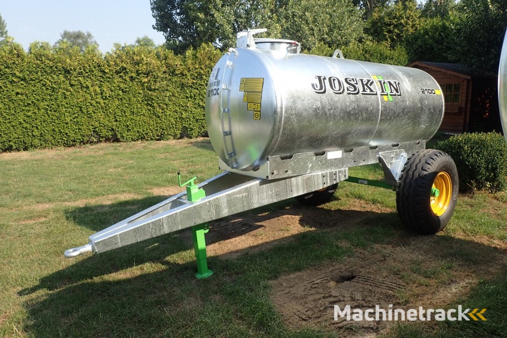 Joskin  Water ton 2100 en 3600 Liter