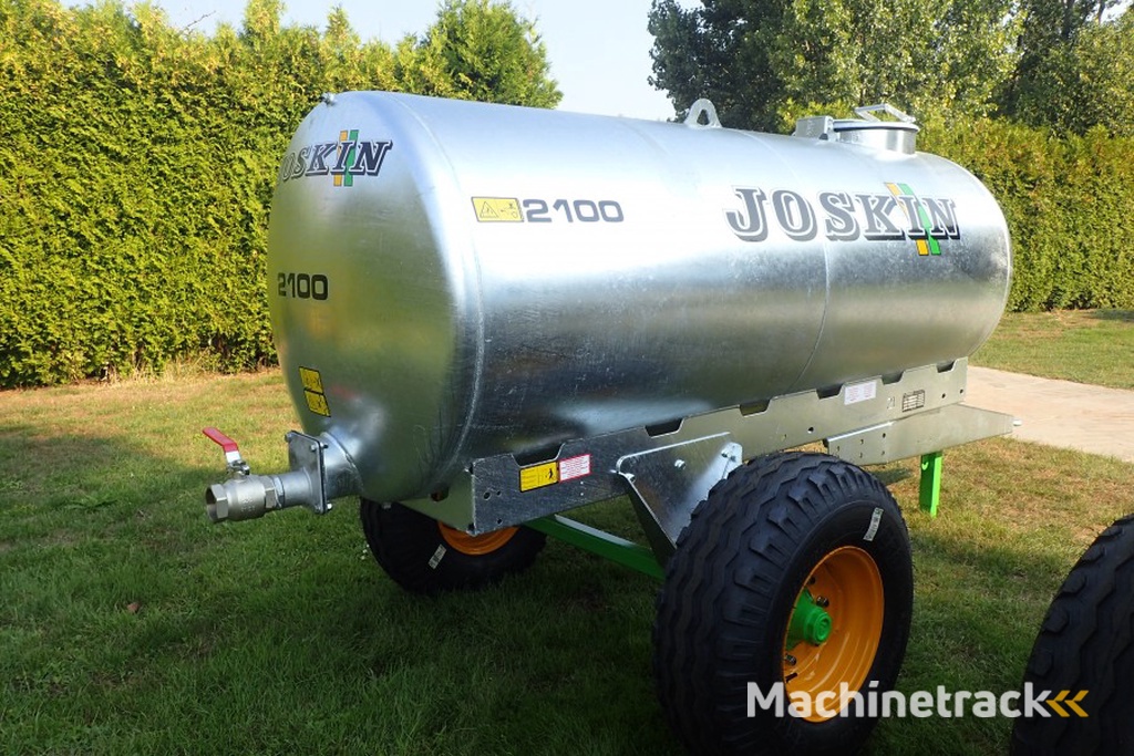 Joskin  Water ton 2100 en 3600 Liter