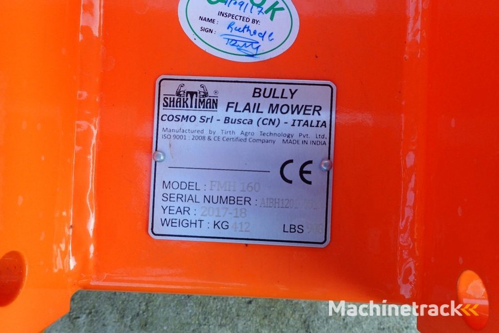 Cosmo FMH 145 -130  - 160 - 175 - 205 -220