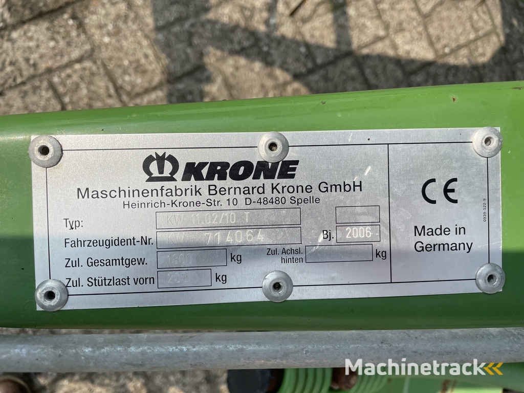 krone schudder11.02/10T