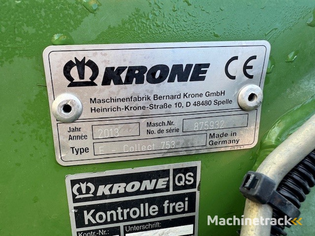 krone maisbek EasyCollect 753