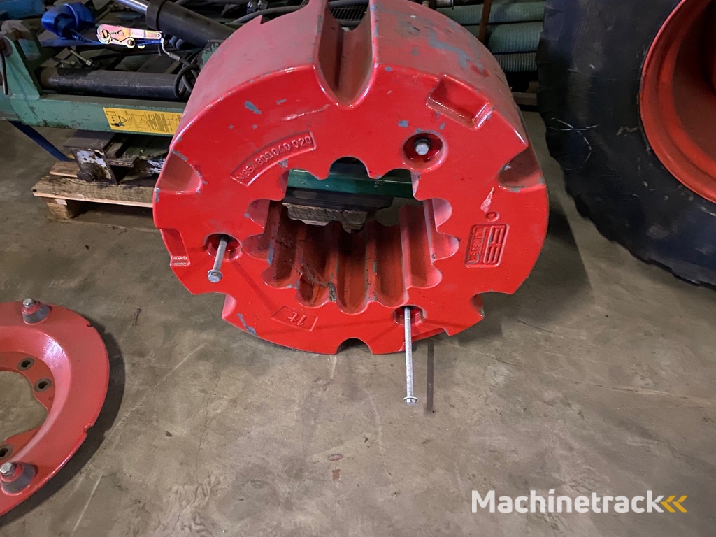 Wielgewicht 1000 kg met bevestiging 1 stuks