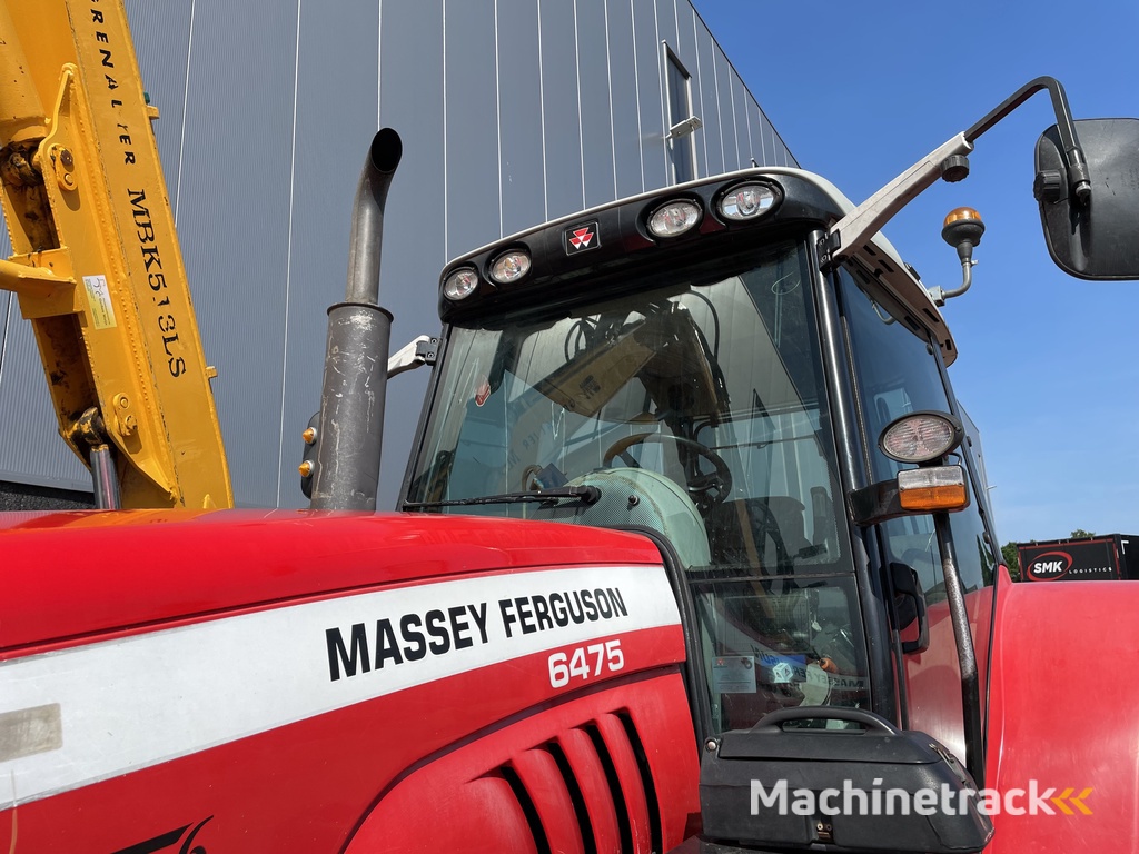 MF 6475 Dyna-6 met herder slootveger