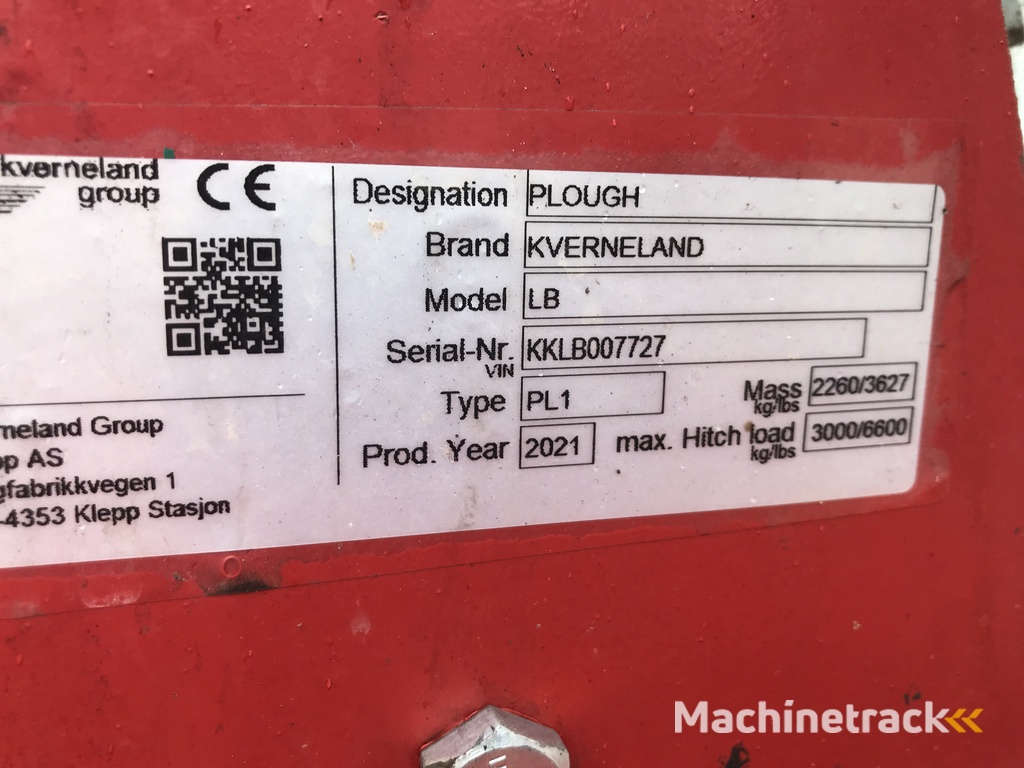 Kverneland LB 5 schaar met VSS