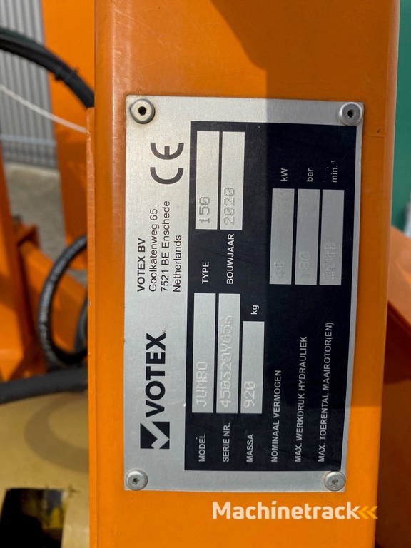 Votex Jumbo 150 zijklepelmaaier