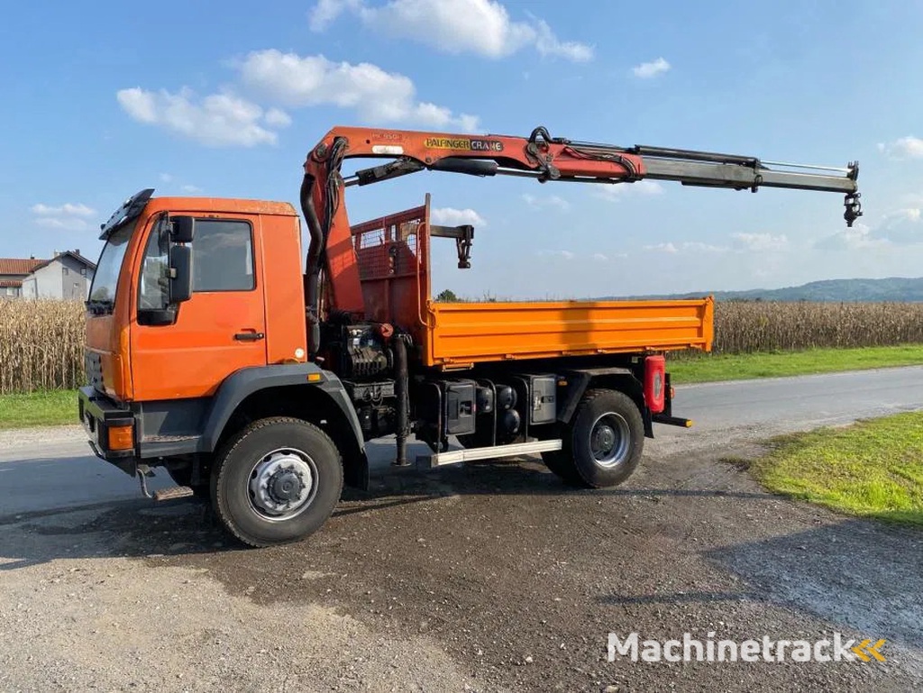 MAN LE 18-280 , 4X4 , Tipper , Palfinger PK 9501