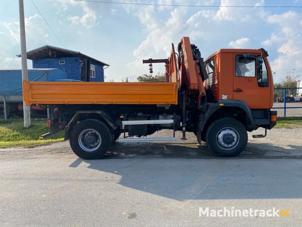 MAN LE 18-280 , 4X4 , Tipper , Palfinger PK 9501