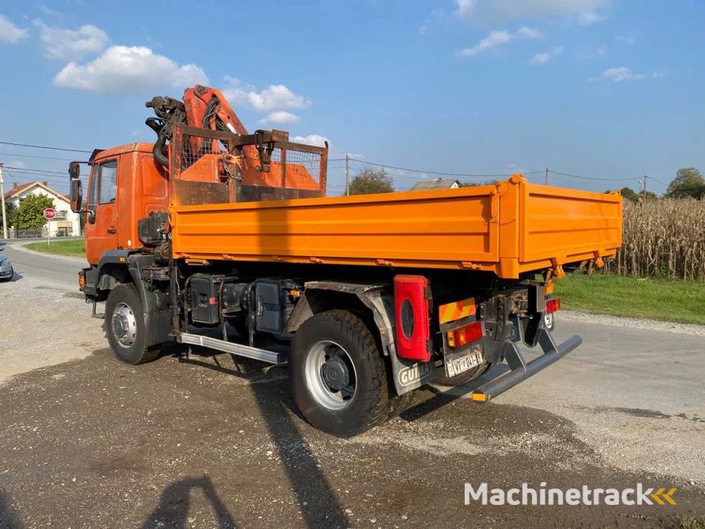 MAN LE 18-280 , 4X4 , Tipper , Palfinger PK 9501