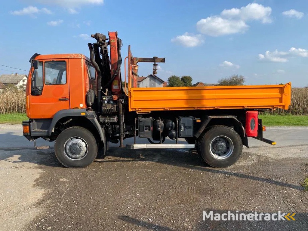 MAN LE 18-280 , 4X4 , Tipper , Palfinger PK 9501