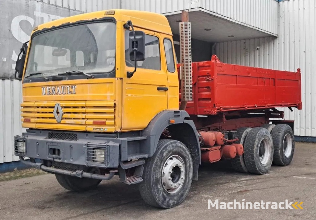 Renault G 300.26 , Manager , 6x4 , 3 Way-Tipper , Spring Suspension , Manual