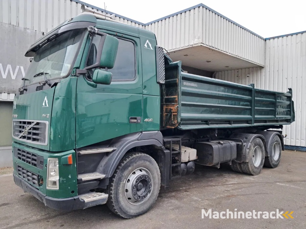 Volvo FH 12 - 460 , 6x2 , 3 Way Tipper, Spring Suspension , Manual Gearbox, Airco