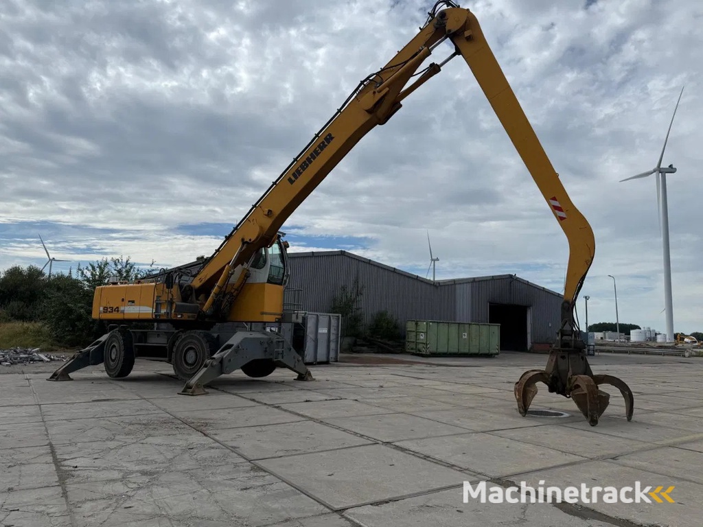 Liebherr A 934 C-HD Litronic inclusief poliep grijper