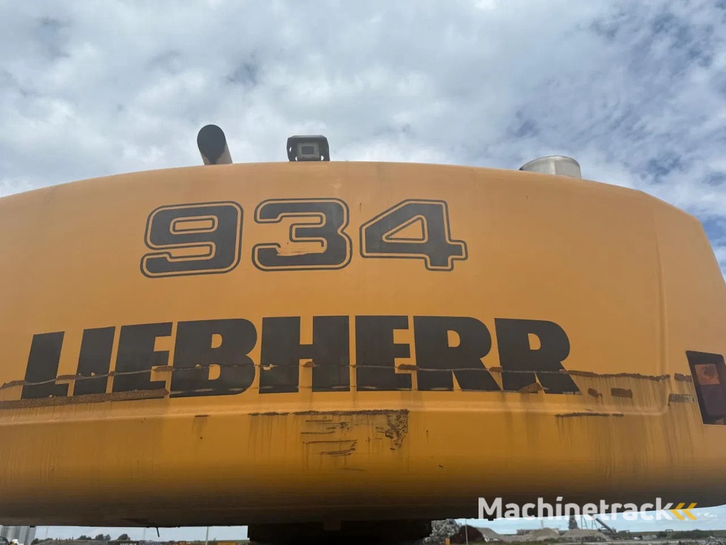 Liebherr A 934 C-HD Litronic inclusief poliep grijper