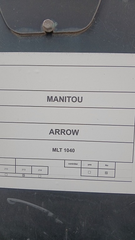 Mast passend aan  MANITOU  MLT 1040