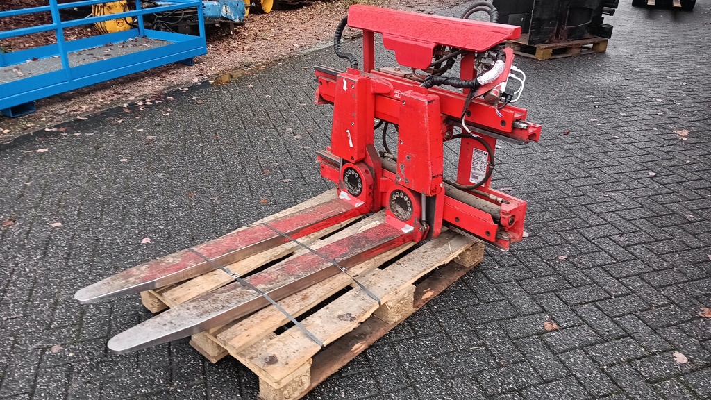 Bolzoni vorkenspreider met draaibare lepels