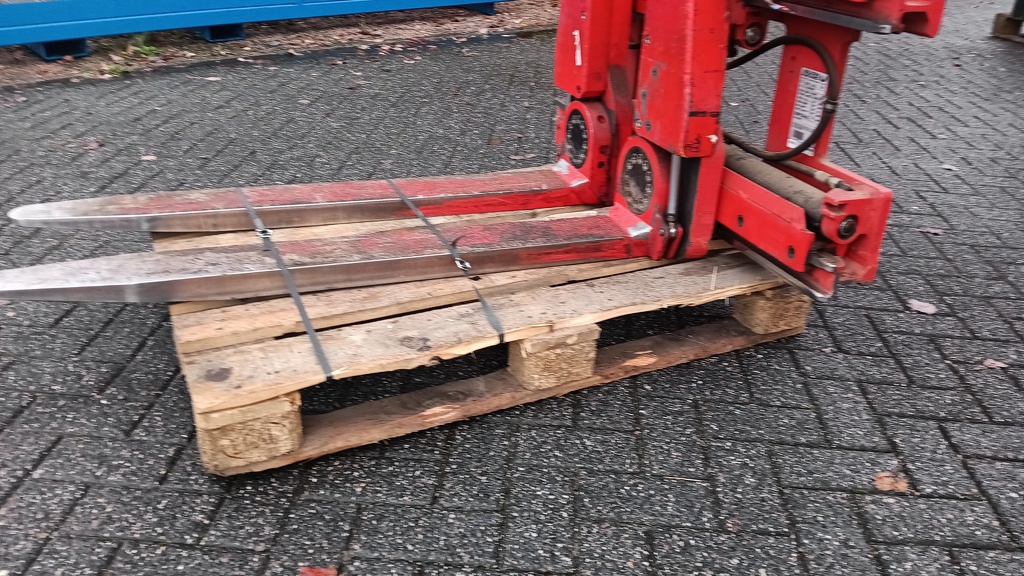 Bolzoni vorkenspreider met draaibare lepels