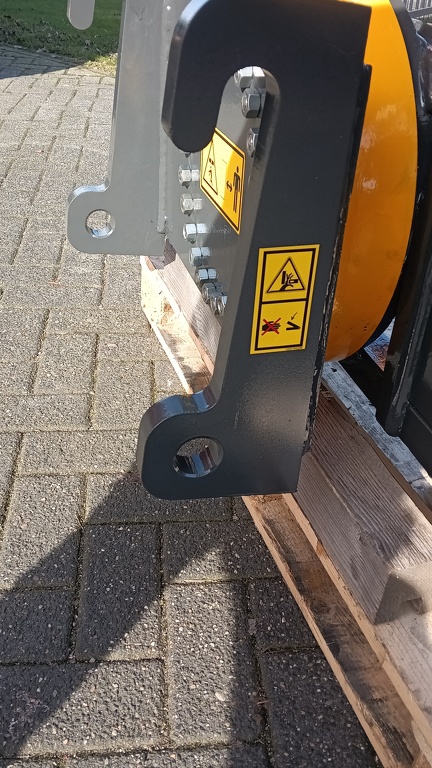 Kistenkantelaar/ Rotator passend aan Giant shovel