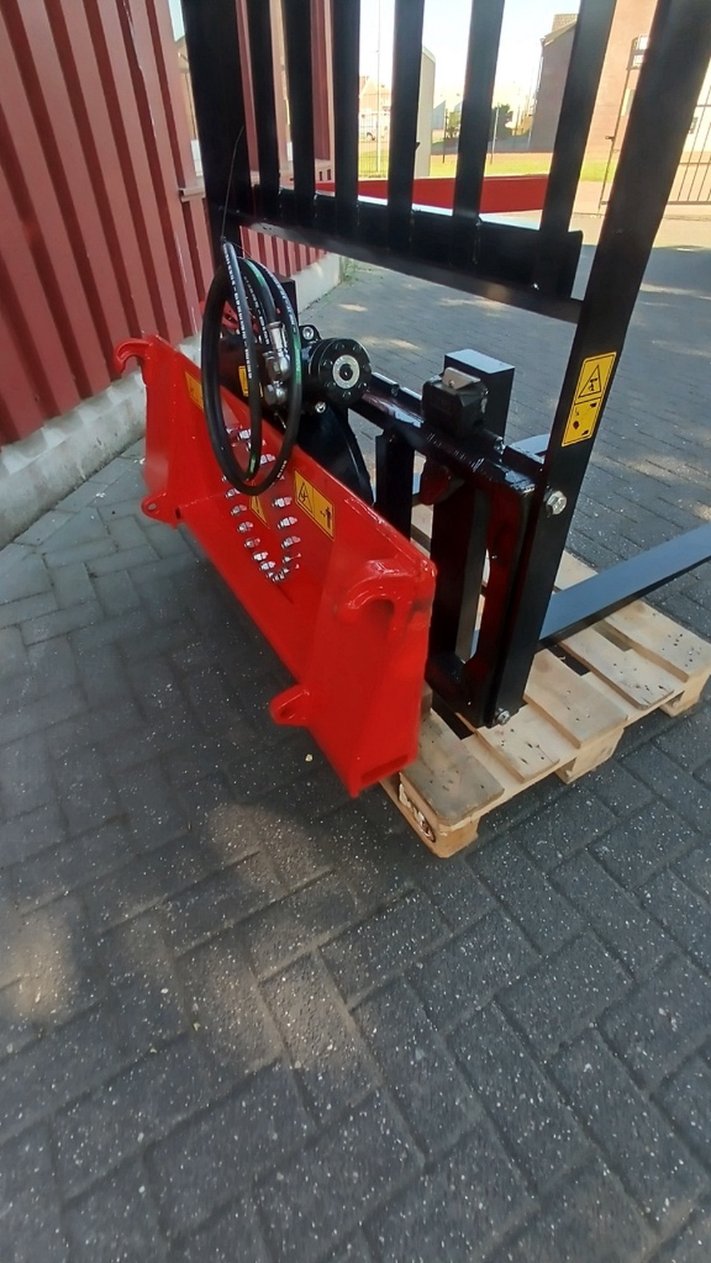 Kistenkantelaar/ rotator passend aan Euro opname systeem