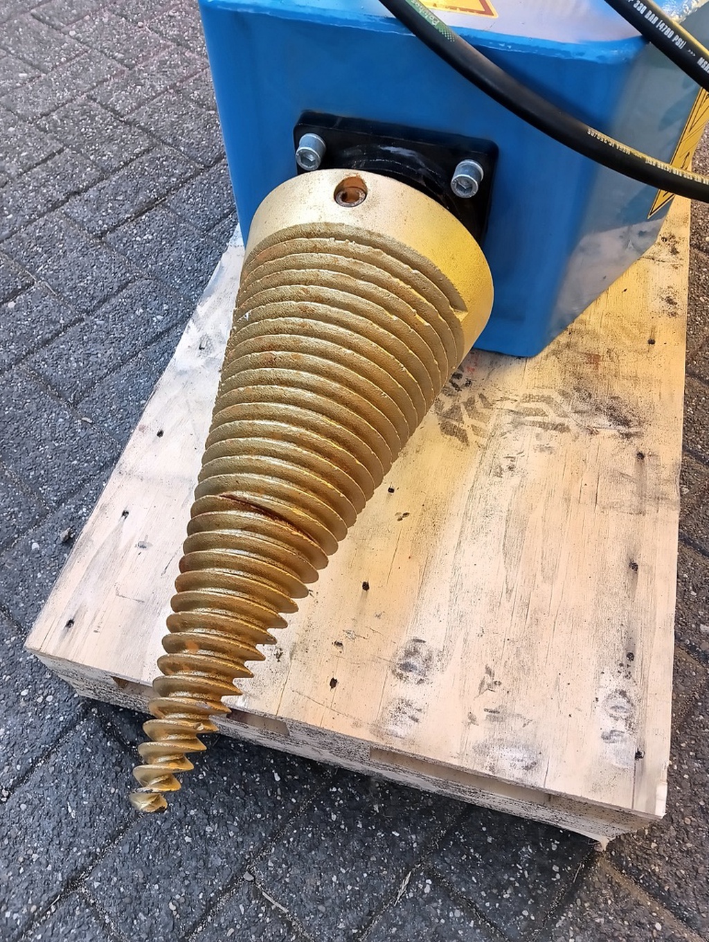 Kegelsplijter Cw10 opname.