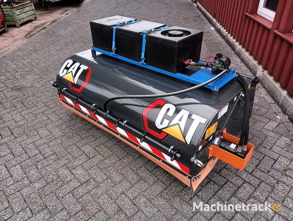 Veegborstel met opvangbak en sproeisysteem  ( UNUSED )