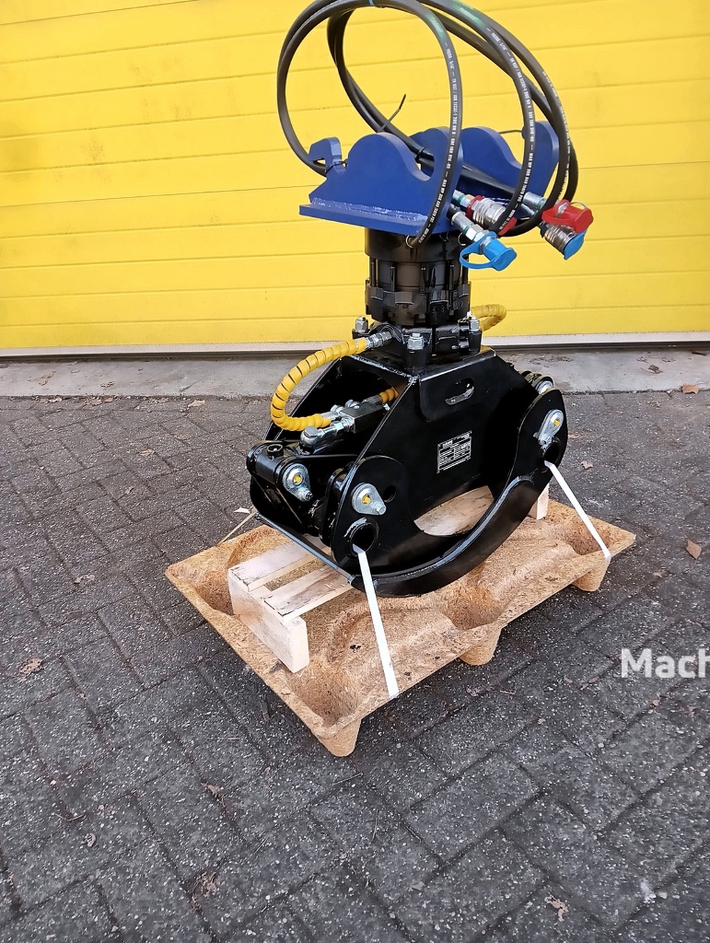 HÄÑER Houtklem met rotator Cw05 opname minigraver