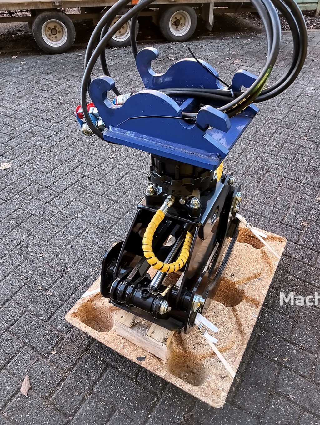 HÄÑER Houtklem met rotator Cw05 opname minigraver